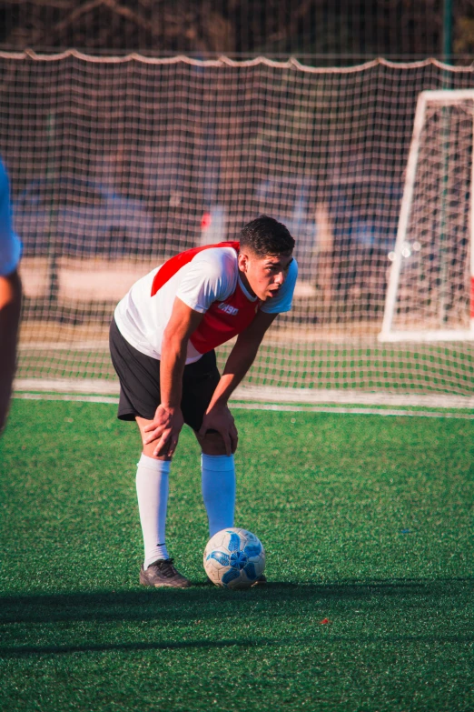 a group of young men playing a game of soccer, trending on dribble, 8k 50mm iso 10, profile image, small, sad man