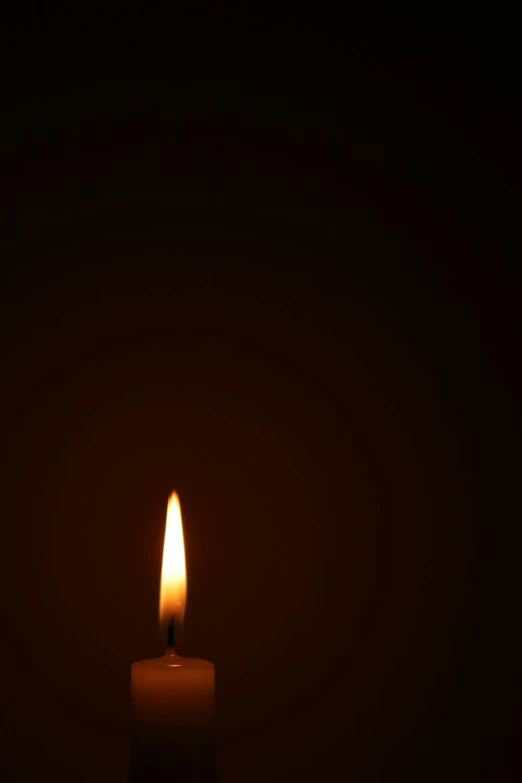 a lit candle in the dark, by Steven Belledin, minimalism, profile picture, new mexico