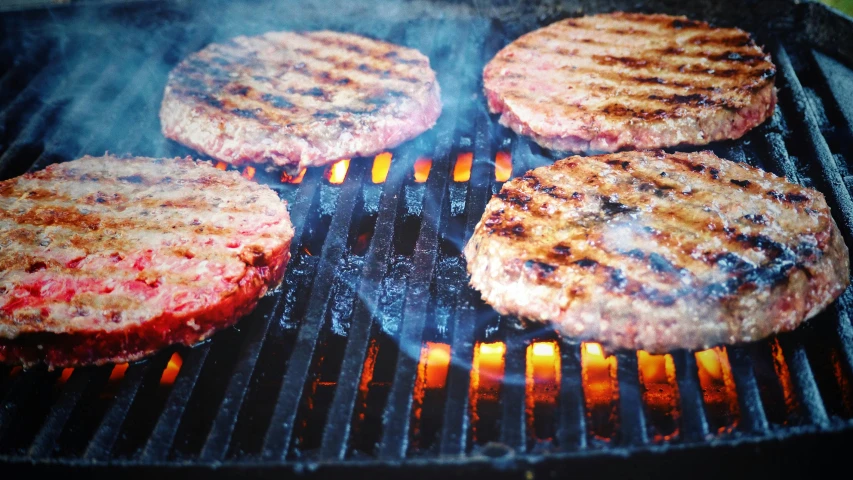 a close up of hamburgers cooking on a grill, by Joe Bowler, pexels, figuration libre, avatar image, 🦩🪐🐞👩🏻🦳, iphone photo, hyperdetailed photo