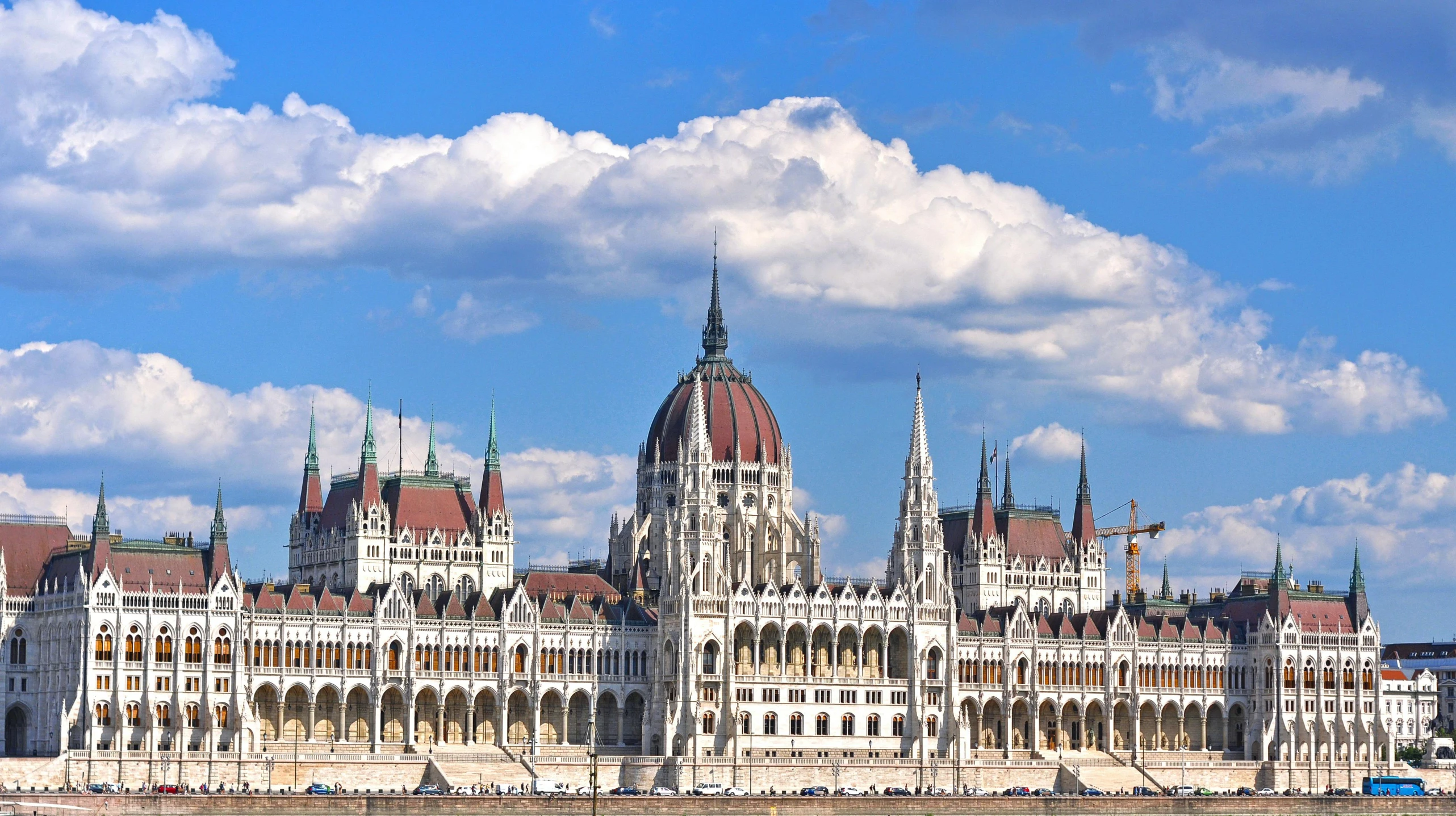 a large building sitting on the side of a river, inspired by Mihály Munkácsy, pexels contest winner, parliament, 🚿🗝📝