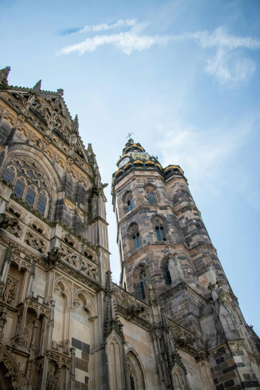 a tall tower with a clock on top of it, by Matthias Stom, pexels contest winner, baroque, huge support buttresses, 2 5 6 x 2 5 6 pixels, edinburgh, domes