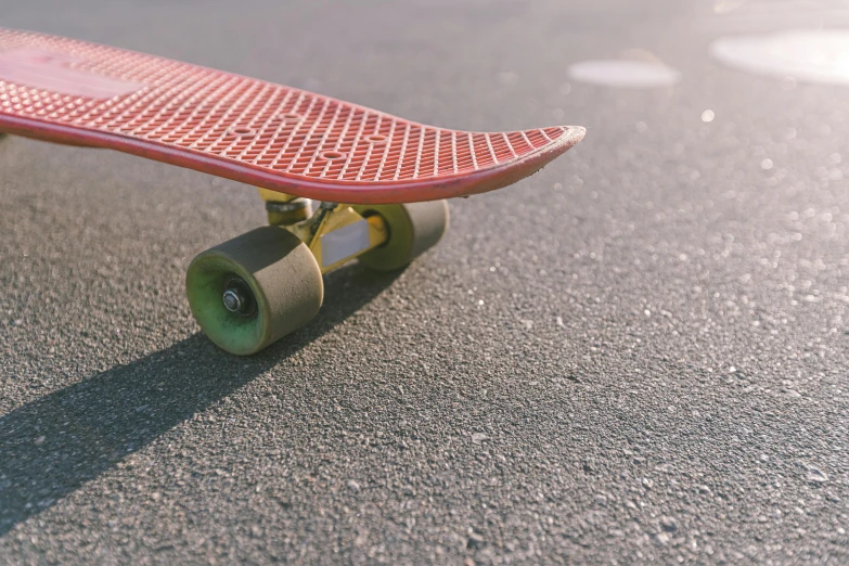 a close up of a skateboard on the ground, pexels contest winner, corduroy, smooth rendering, slightly turned to the right, chalk