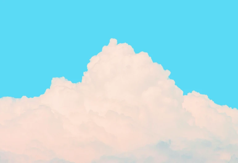 there is a plane that is flying in the sky, by Sam Havadtoy, unsplash, conceptual art, illinois vaporwave, cumulus cloud tattoos, pastel blue, solid background