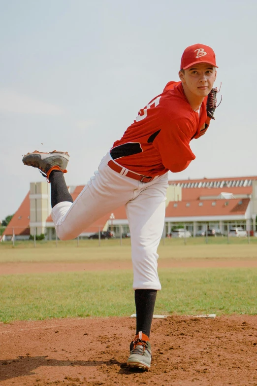 a man pitching a baseball on top of a field, inspired by Eddie Mendoza, sumatraism, striking pose, very handsome, ludek pesek, medium-shot