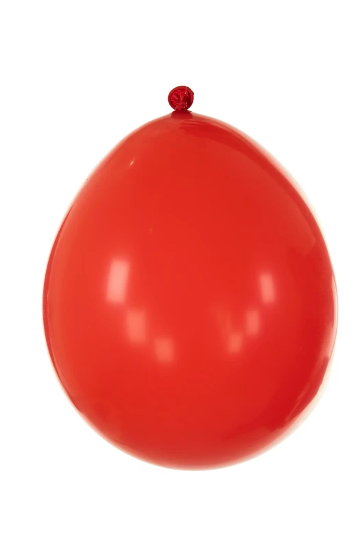 a red balloon on a white background, hanging from the ceiling, product image, insanely inflated hips, multi colour