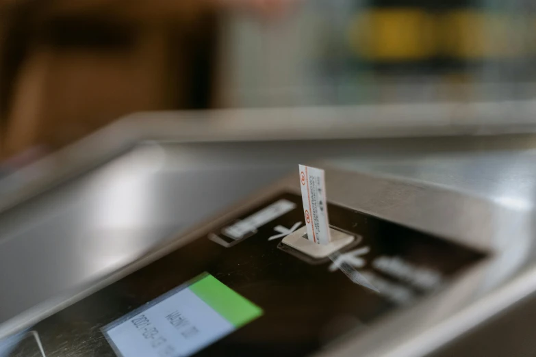 a close up of an electronic device on a table, at checkout, eight eight eight, thumbnail