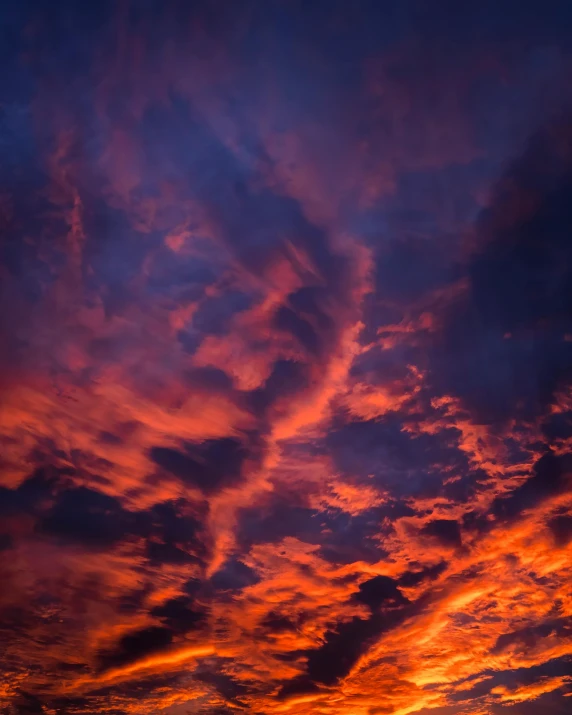 a large body of water under a cloudy sky, fire in the sky, profile image