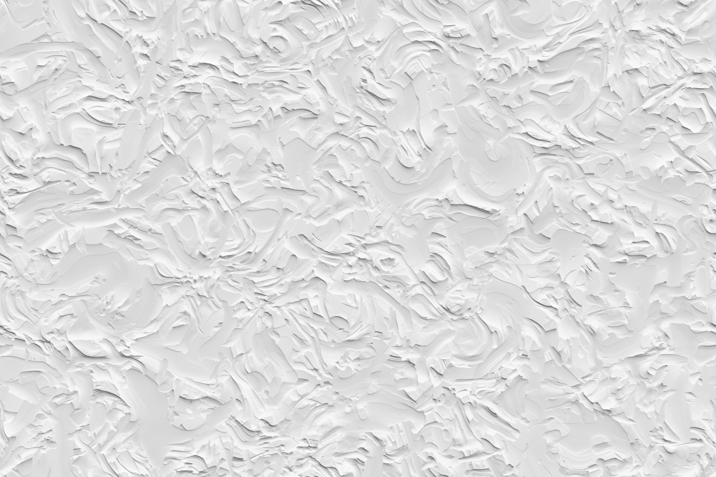 a white wall with white paint on it, an ambient occlusion render, inspired by Mark Tobey, pexels, repeating pattern. seamless, oil paint impasto relief, ceiling, white metal
