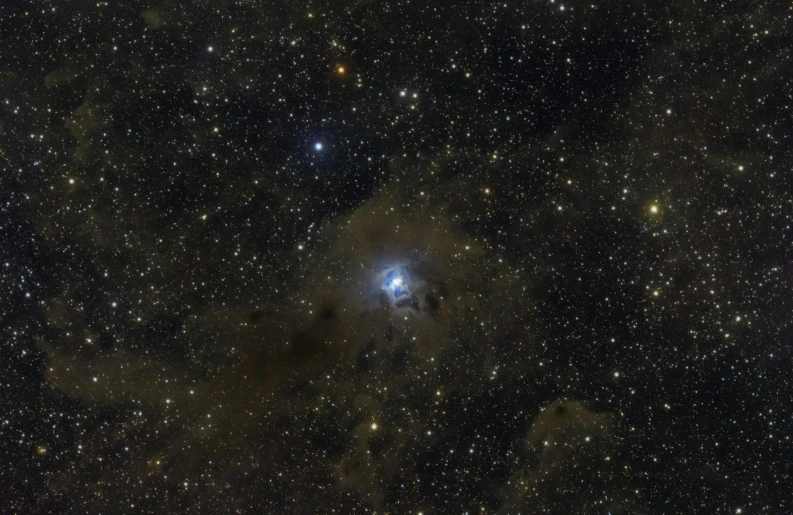 a star filled sky filled with lots of stars, by Reuben Tam, reddit, dark cosmos and glorious nebula, 200mm wide shot, cloud nebula, 2263539546]