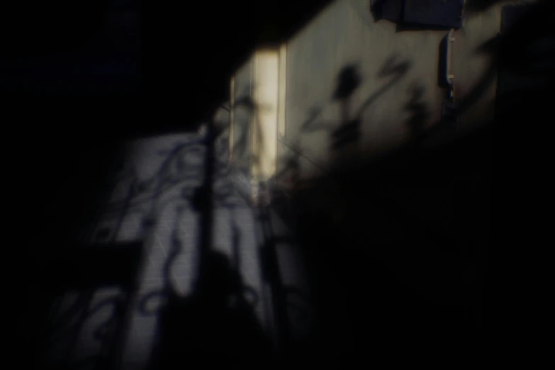 a shadow of a person standing in front of a window, pexels contest winner, lyrical abstraction, shady alleys, ((raytracing)), crowded silhouettes, late afternoon light