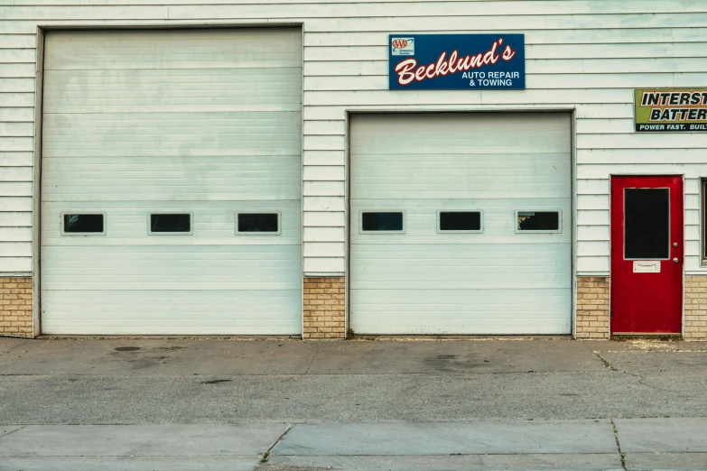 a fire hydrant in front of a fire station, by Brad Holland, instagram, photorealism, car garage, badlands, commercial banner, a round minimalist behind