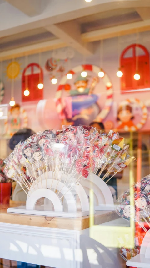 lollipop lollipop lollipop lollipop lollipop lollipop lollipop lollipop lollipop lo, a picture, by Jeka Kemp, pexels, toyism, japanese akihabara cafe, shop front, festive atmosphere, taken in the early 2020s