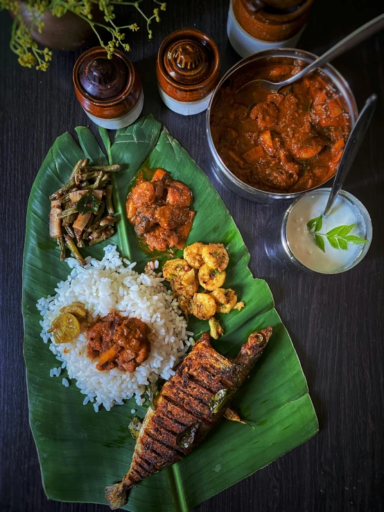 a close up of a plate of food on a table, inspired by Odhise Paskali, pexels contest winner, hurufiyya, malayalis attacking, ☁🌪🌙👩🏾, square, 2717433015