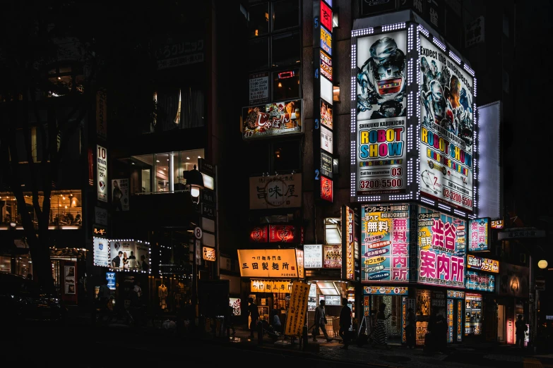 a city street filled with lots of neon signs, pexels contest winner, ukiyo-e, billboard image, high resolution photo, instagram photo, ethnicity : japanese