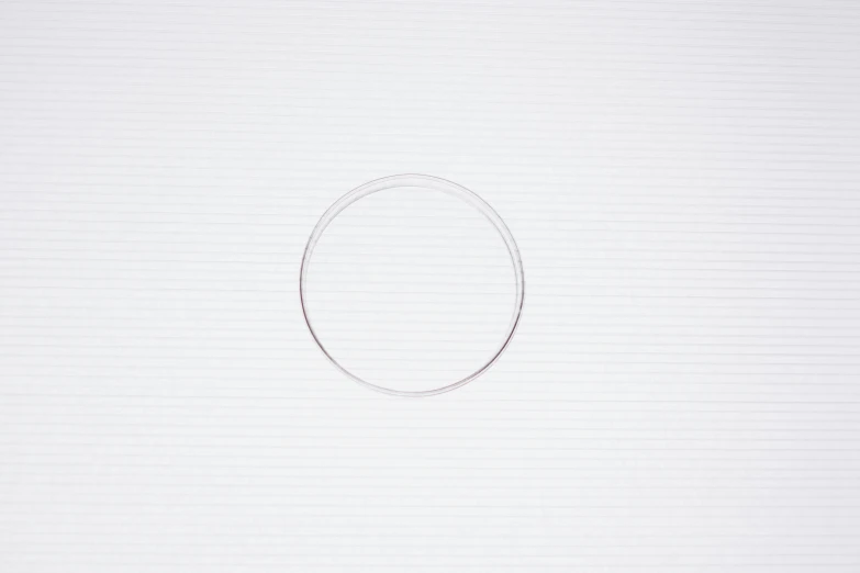 a drawing of a circle on a piece of paper, unsplash, minimalism, in plastic, white background : 3, artwork empty daylight, ring