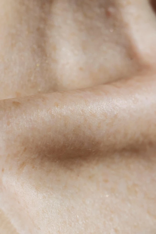 a close up of the ear of a woman, by artist, skin pore detail, medium portrait top light, brown, detailed product image