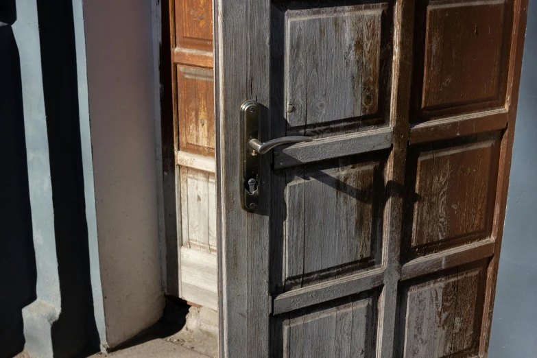 a close up of a door on a building, by Sven Erixson, unsplash, arte povera, highly realistic photograph, background image