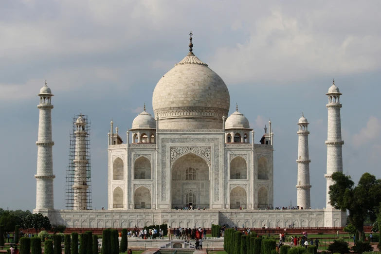 a large white building sitting on top of a lush green field, a marble sculpture, inspired by Steve McCurry, pexels contest winner, taj mahal made of cheese, square, 15081959 21121991 01012000 4k, white marble interior photograph