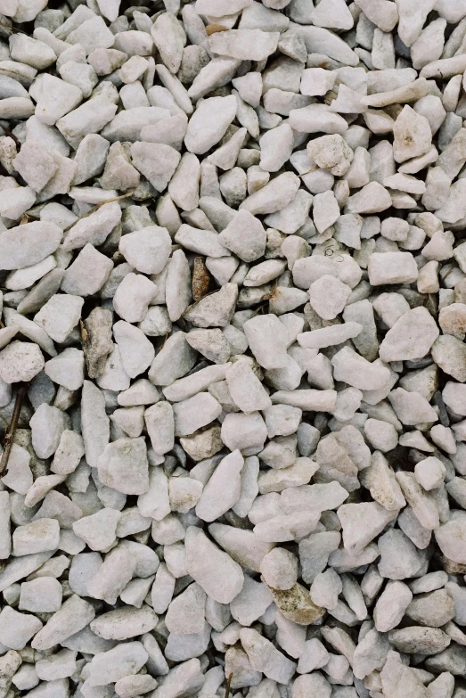 a close up of a pile of rocks, zinc white, birdseye view, detailed product image, different sizes