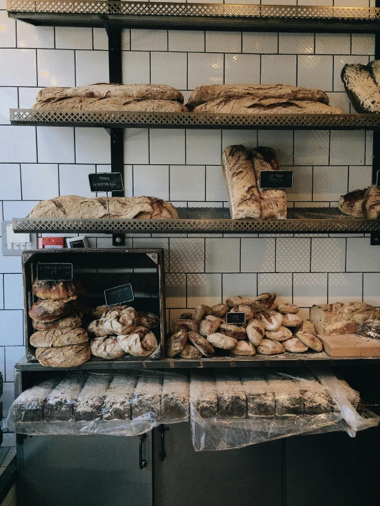 a bakery filled with lots of bread and pastries, by Matija Jama, trending on unsplash, fan favorite, award-winning crisp details”, for displaying recipes, upon a peak in darien