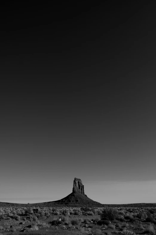 a black and white photo of a desert, a black and white photo, unsplash contest winner, postminimalism, photo of shiprock, tower of babel, ffffound, square