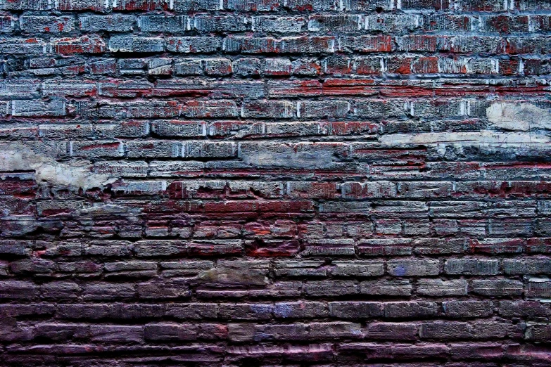 a fire hydrant in front of a brick wall, an album cover, by Carey Morris, palette is black violet gray red, paul barson, brick wall texture, background image