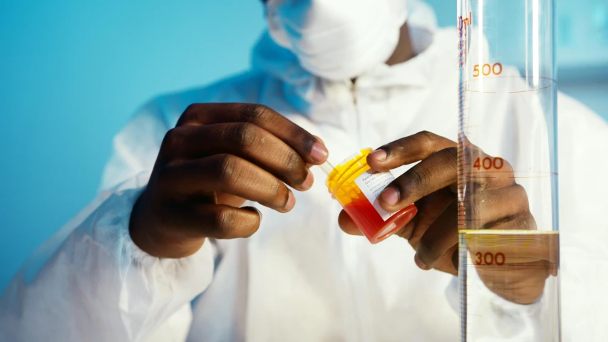 a close up of a person in a lab coat, a picture, iv drip, a brightly colored, maintenance, album