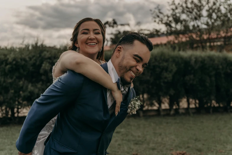 a man carrying a woman in his arms, pexels contest winner, laughing groom, avatar image, pokimane, thumbnail