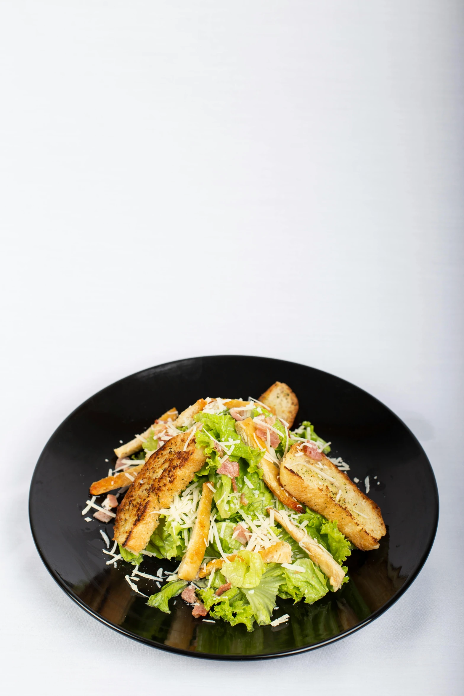 a close up of a plate of food on a table, inspired by Pogus Caesar, on clear background, salad, crispy, 8l