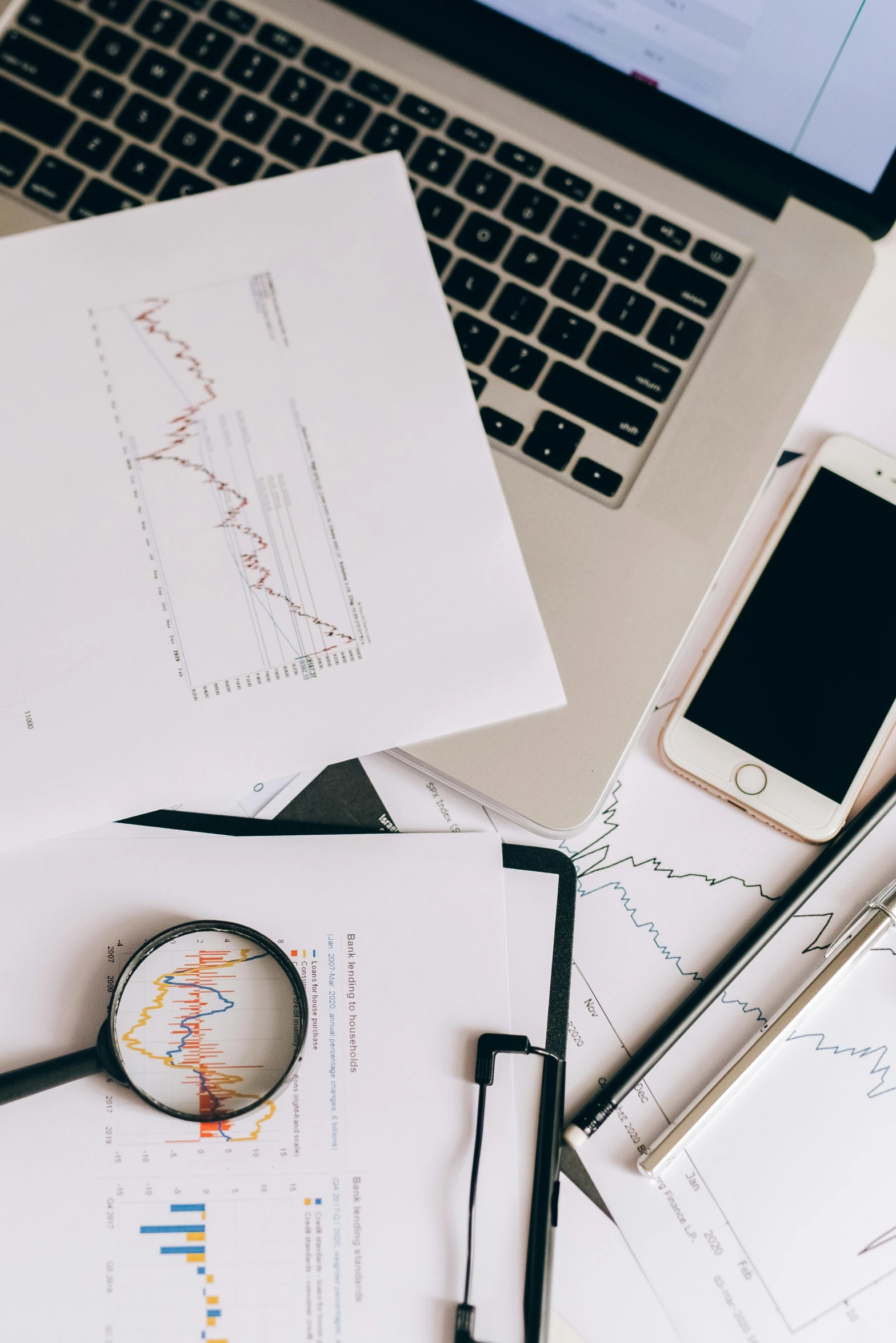 a laptop computer sitting on top of a desk, trending on unsplash, analytical art, informative graphs and diagrams, shot on iphone 1 3 pro, white background and fill, teaser