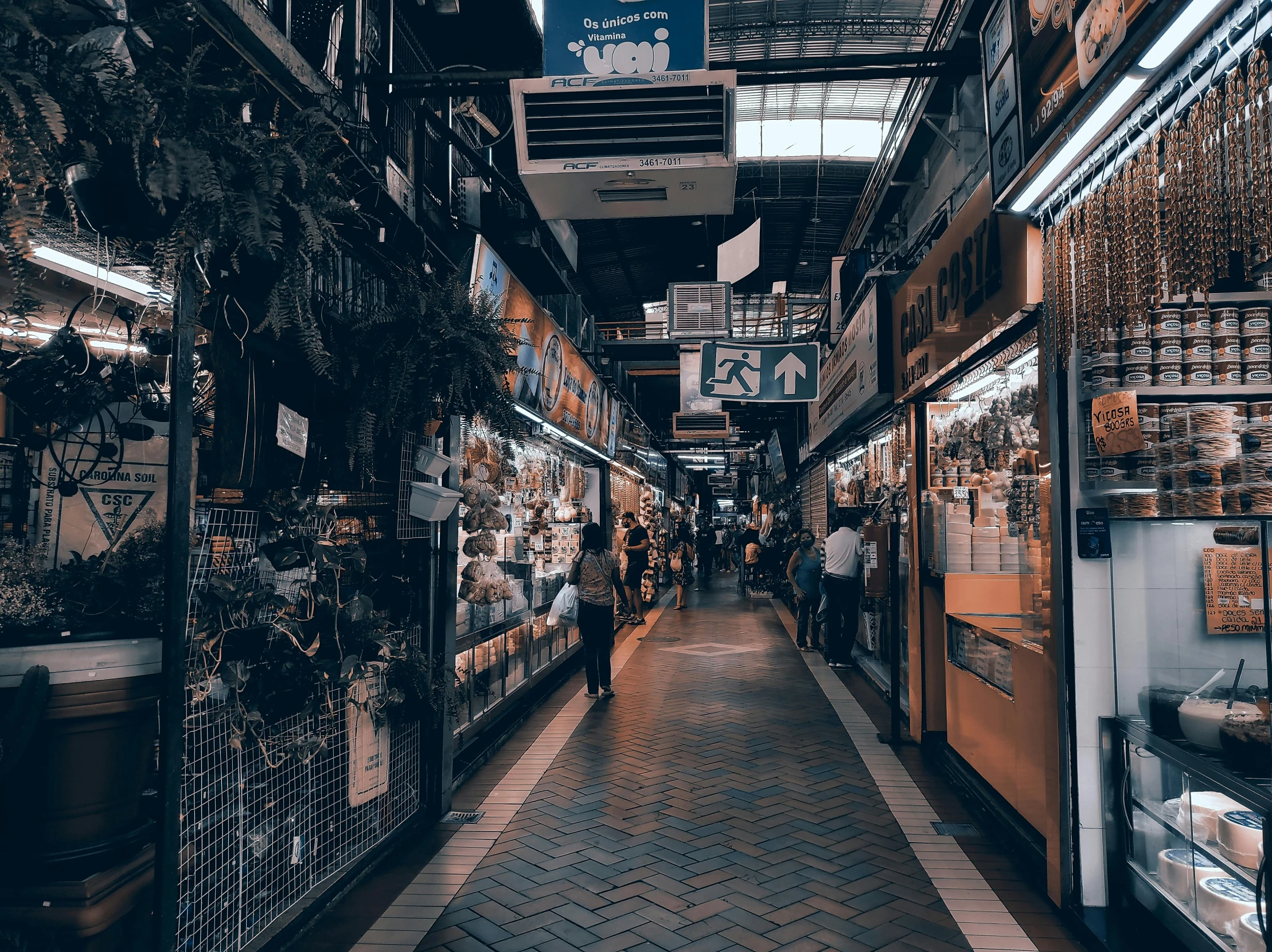 a store filled with lots of different types of items, pexels contest winner, ukiyo-e, bangkok townsquare, infinitely long corridors, dark and beige atmosphere, instagram photo