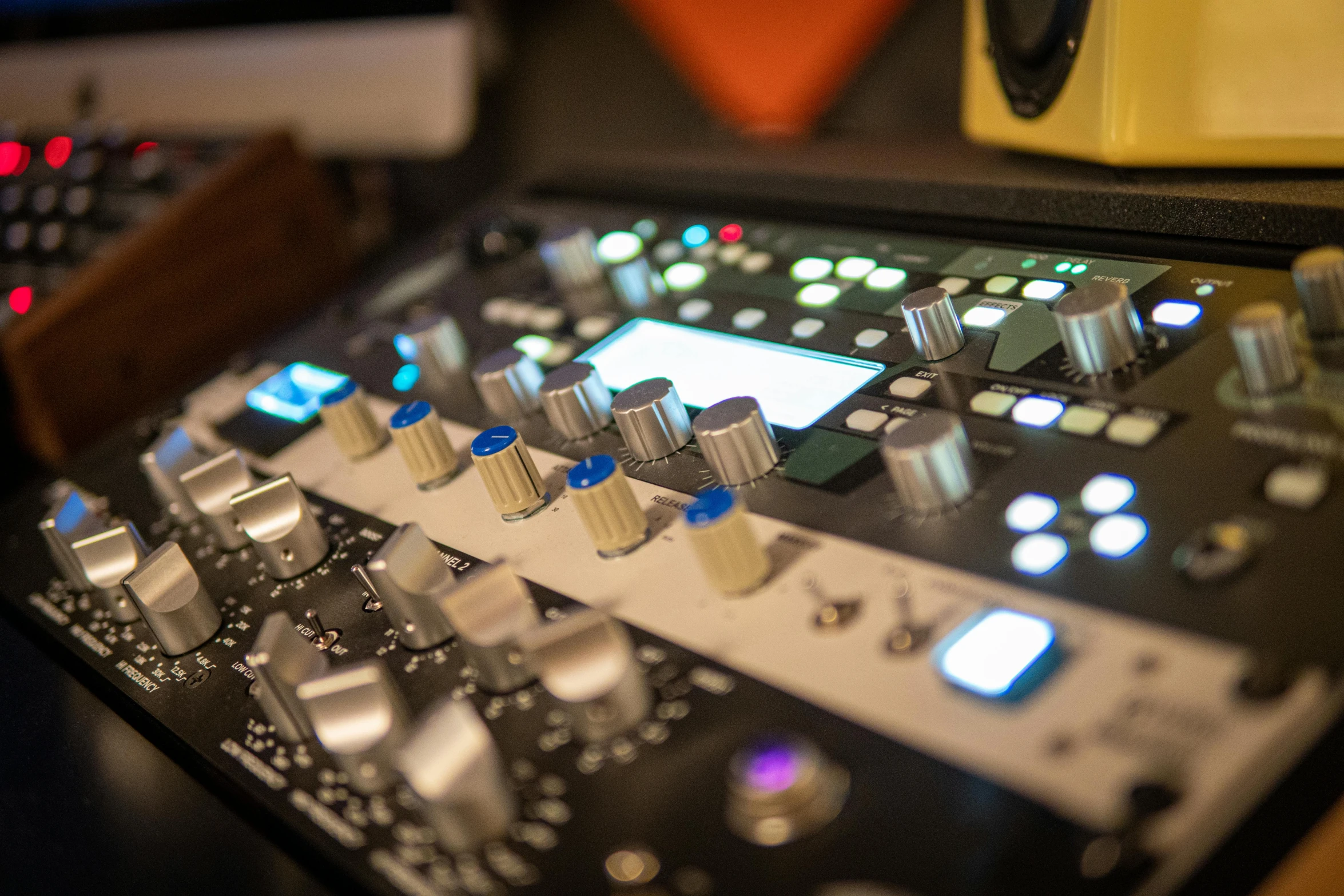 a sound board sitting on top of a table, by Tom Bonson, unsplash, private press, brown, with lots of details, avatar image, breeding