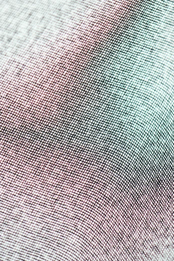 a close up of a piece of fabric, a stipple, by Daniel Chodowiecki, color field, crosshatch sketch gradient, faded!, slight color bleed, made of fabric