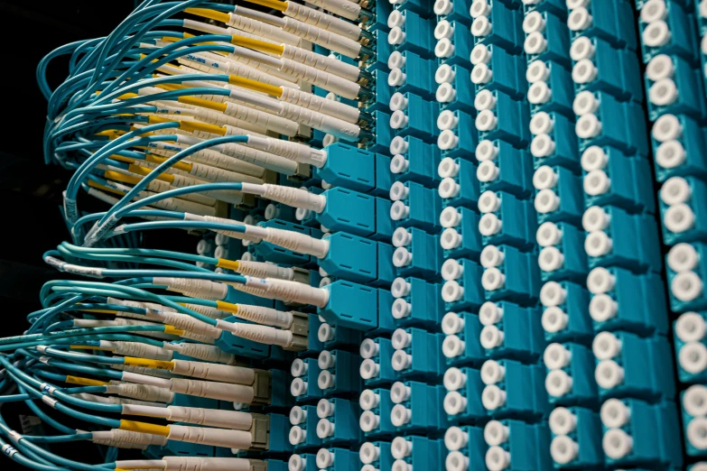 a bunch of wires that are connected to each other, commercial photograph, screens, getty images, close - up on detailed