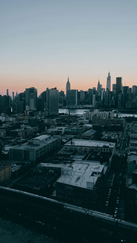 a view of a city from the top of a building, by Jacob Burck, unsplash contest winner, brooklyn, low quality photo, 15081959 21121991 01012000 4k, carson ellis