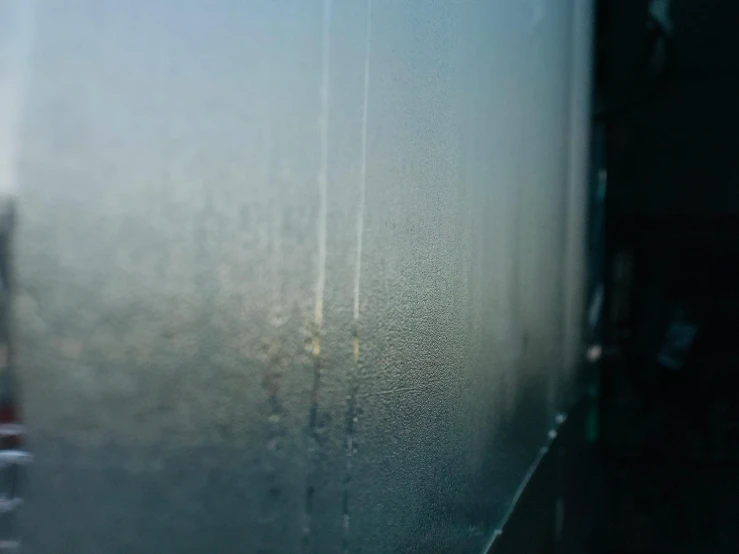 a red fire hydrant sitting on the side of a road, a photorealistic painting, inspired by Elsa Bleda, unsplash, looking through frosted glass, soft light through blinds, view from a news truck, tokujin yoshioka