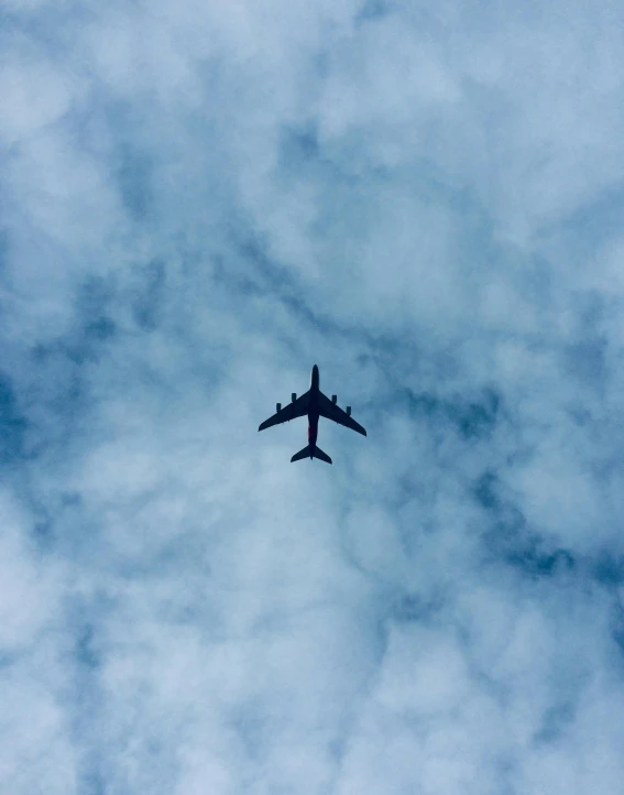 a large jetliner flying through a cloudy blue sky, by Carey Morris, pexels contest winner, trending on vsco, profile picture, 🚿🗝📝, profile image