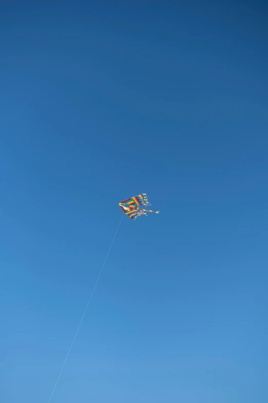 a person standing on a beach flying a kite, in the sky, in the air, profile image