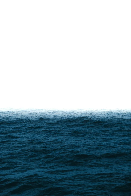 a large body of water with a white sky in the background, an album cover, 2 5 6 x 2 5 6 pixels, navy, without text, deepsea