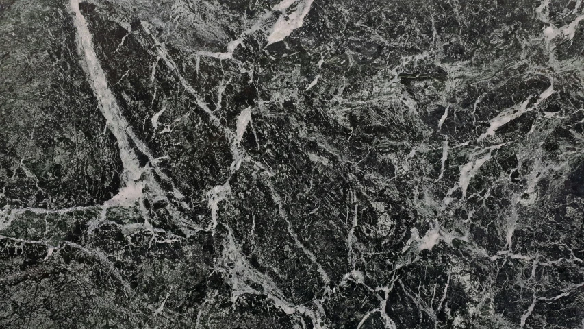 a close up of a black and white marble surface, vinyl material, black and green, moonlight grey, black rococo