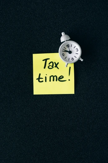 a piece of paper with the words tax time written on it, chalk, thumbnail, dnd), high quality photo
