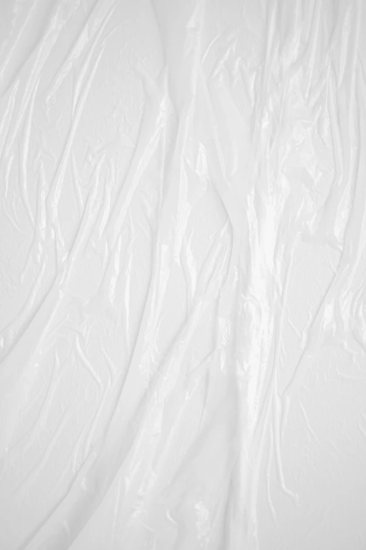 a man riding skis down a snow covered slope, an ultrafine detailed painting, unsplash, plasticien, abstract white fluid, white loincloth, wrinkles, flowing milk