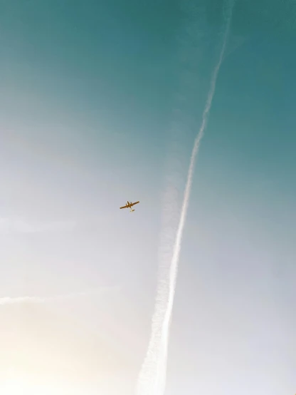 a plane that is flying in the sky, by Niko Henrichon, minimalism, unsplash 4k, joel meyerowitz, spaghettification, 🚿🗝📝