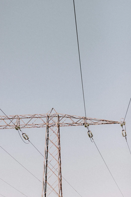 a couple of power lines that are next to each other, pexels contest winner, renaissance, tall thin build, ilustration, low quality photo, perfect structure
