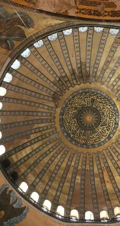 a large dome in the middle of a building, arabesque, intricate writing, 2 5 6 x 2 5 6, fan favorite, medium-shot