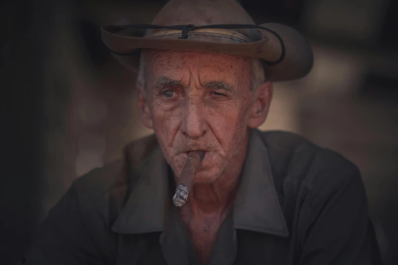 a man wearing a hat and smoking a cigarette, pexels contest winner, australian tonalism, cgi 8k, hillbilly, old color photograph, ilustration