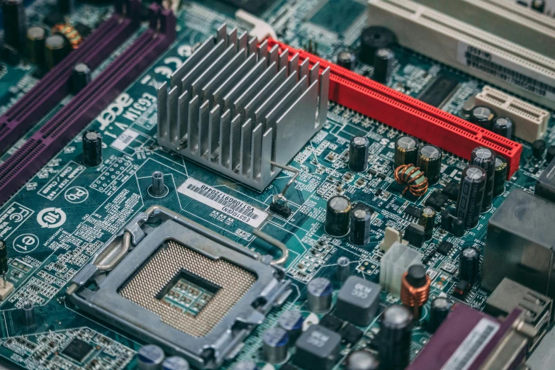 a close up of a computer mother board, a computer rendering, pexels, renaissance, isometric dead space game, linus tech tips, a green, detailed product image