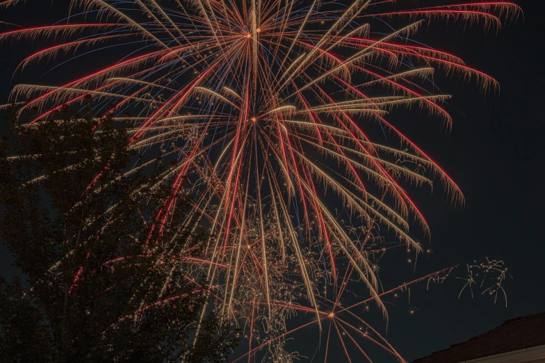 a bunch of fireworks that are in the sky, a picture, by Carey Morris, pexels, 8k 50mm iso 10, thumbnail, bottom angle, shot on sony a 7