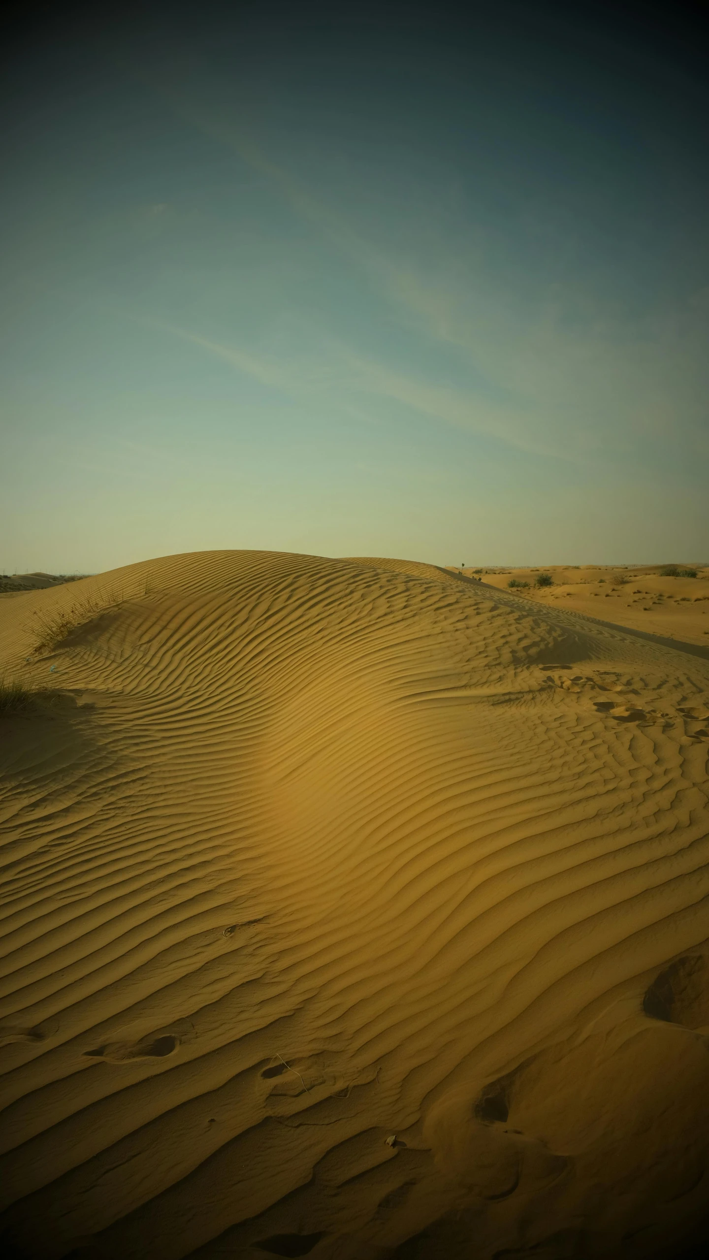 a large sand dune in the middle of a desert, pexels contest winner, in the desert beside the gulf, photo taken on fujifilm superia, instagram photo, instagram picture