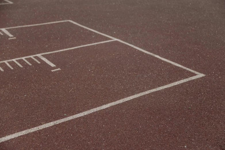 a man standing on top of a tennis court holding a racquet, an album cover, by Attila Meszlenyi, unsplash, square lines, chalked, on a soccer field, close-up photo